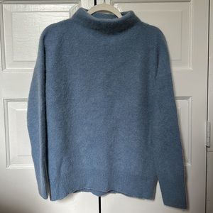 VINCE Plush 100% Cashmere Funnel Neck Sweater, Small